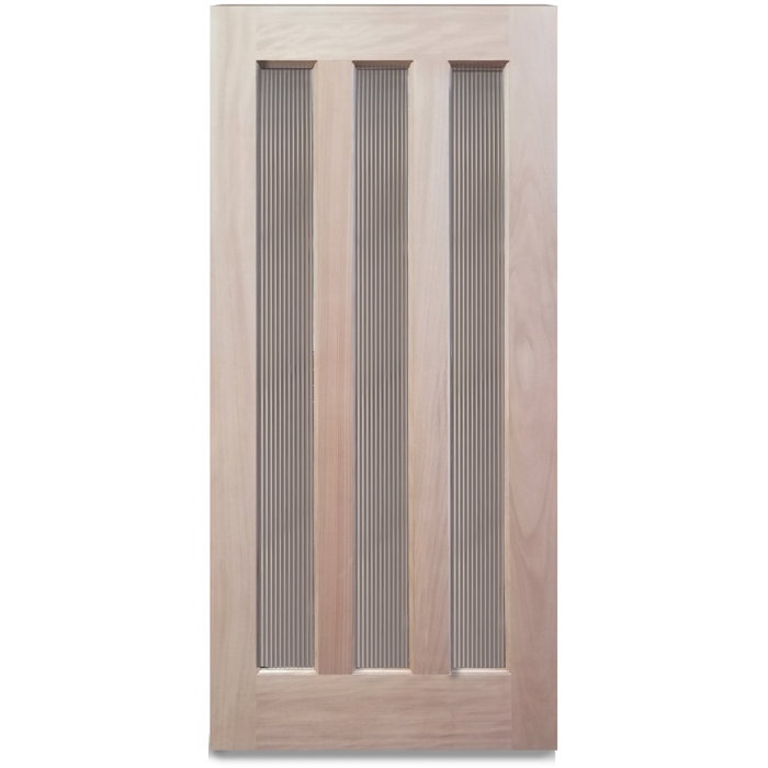 CreativeEntryways Unfinished Wood Slab Front Entry Doors Wayfair